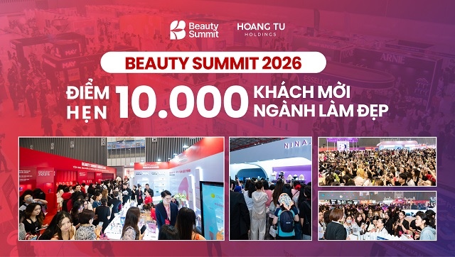 Beauty Summit 2026 – sự kiện thu hút gần 10,000 khách mời trong ngành làm đẹp